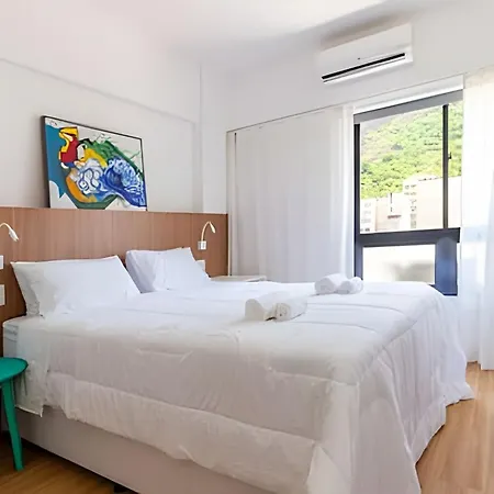 Curtacopacabana: Lindo Apto De 1Qt Novo Vaga Academia Lavanderia